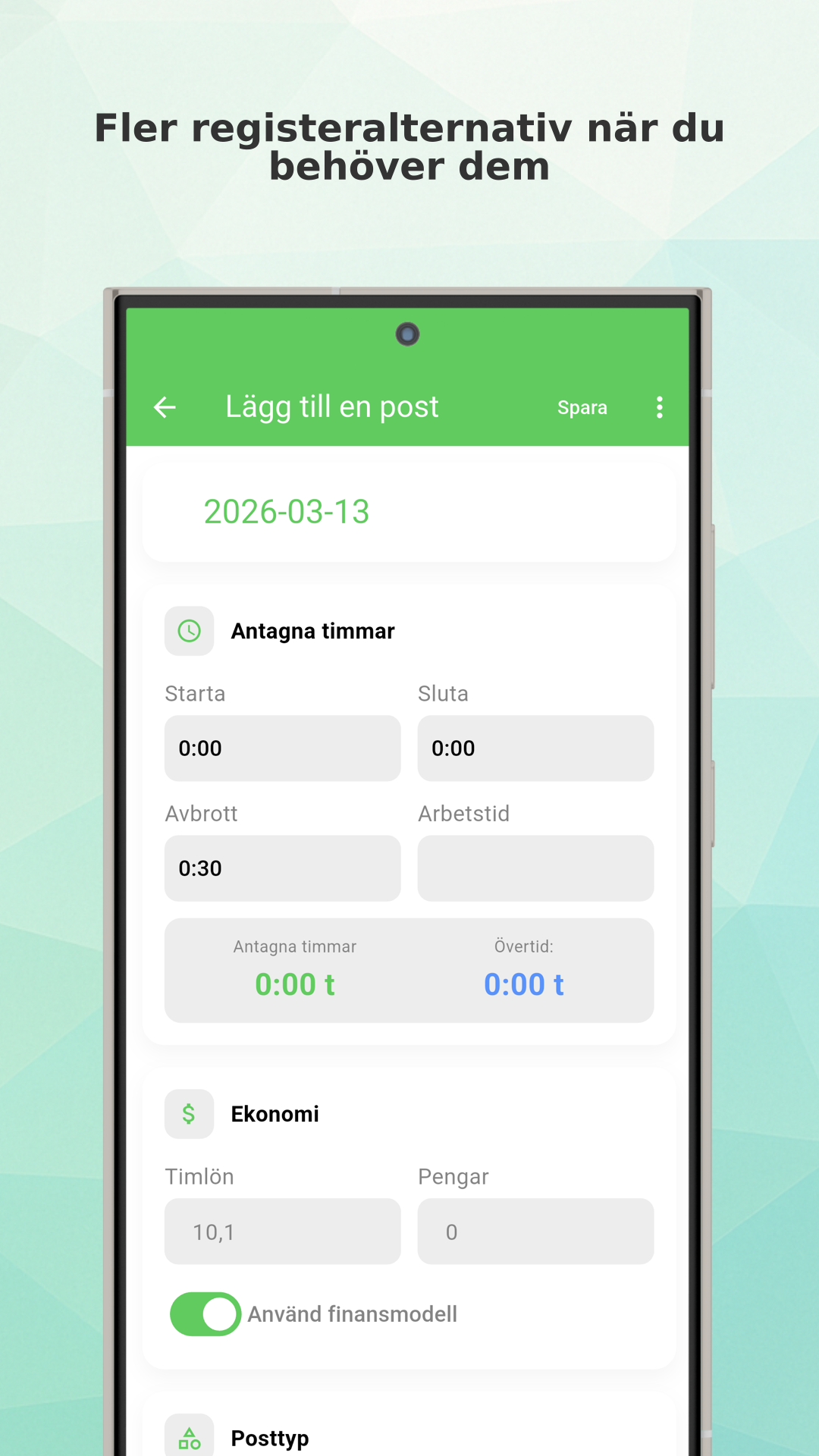 Working Timer work hours tracking